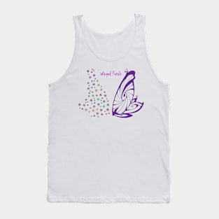 Wings Pital Butterfly Flower nature Lovers Best gift for life style Tank Top